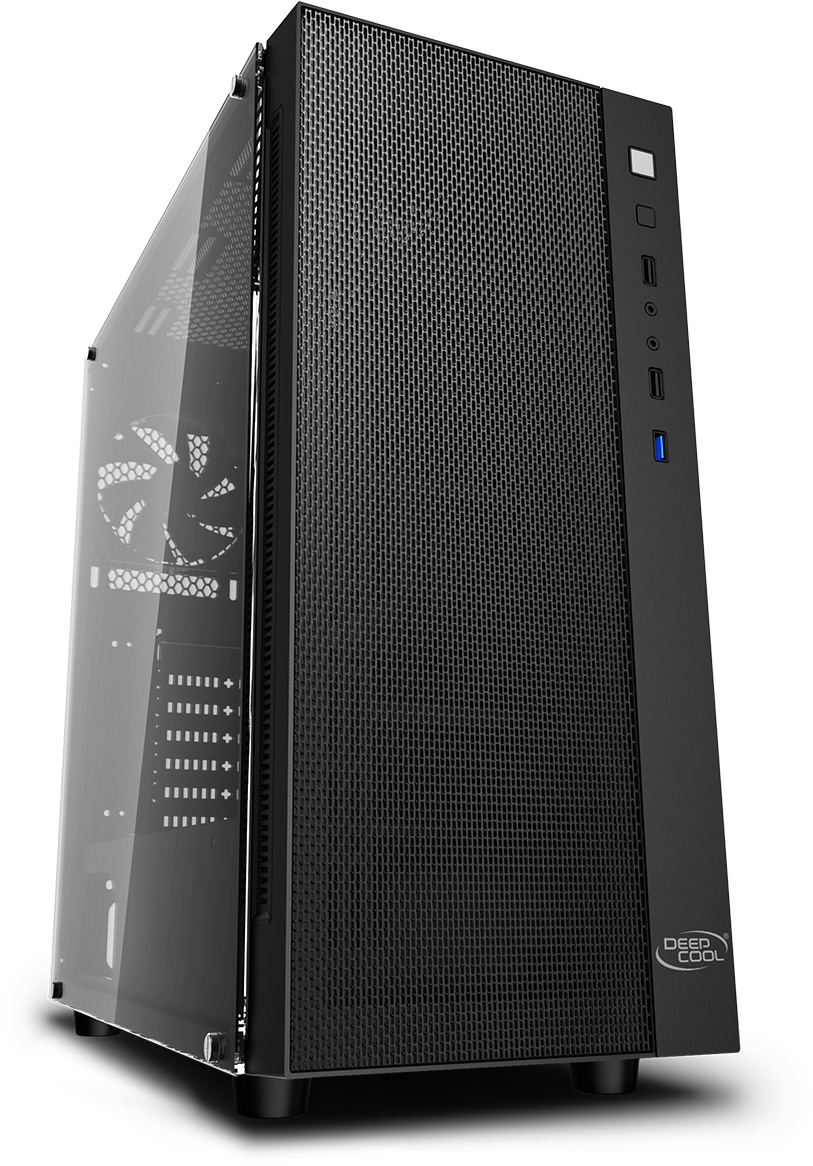 Carcasa deepcool matrexx 55 mesh / w/opsu / side panel / atx / black ...